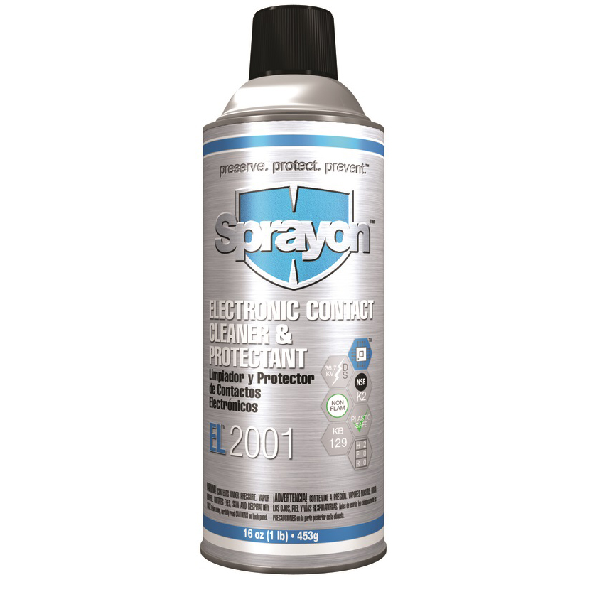 Sprayon 16 oz Electrical Cleaner & Lubricating Aerosol Spray (K-2)