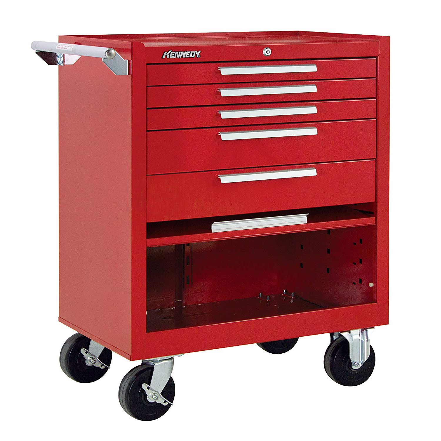 ROLLER CABINET 27in 275XR 5-DRAWER INDUSTRIAL RED