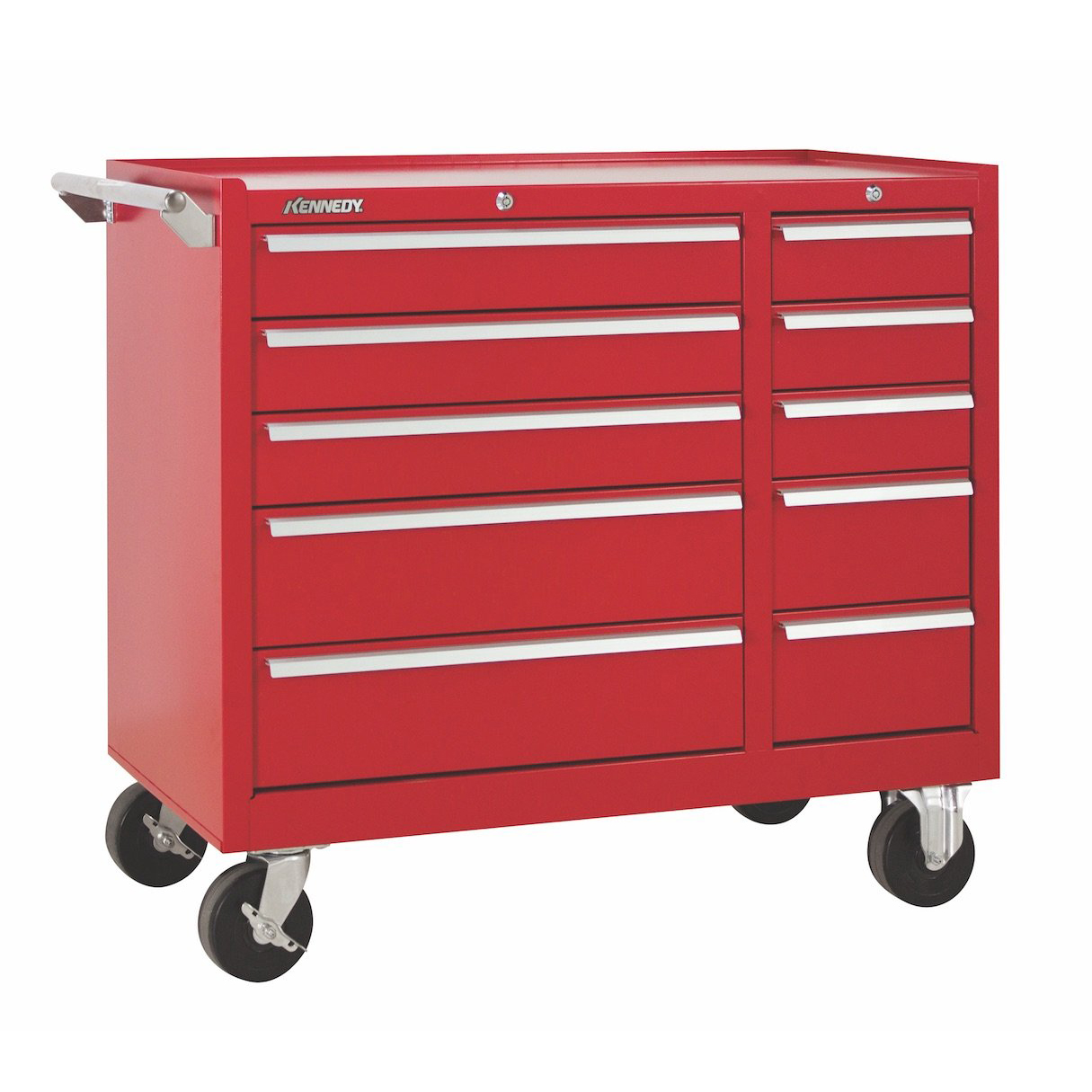 ROLLER CABINET 39in 310XR 10-DRAWER INDUSTRIAL RED