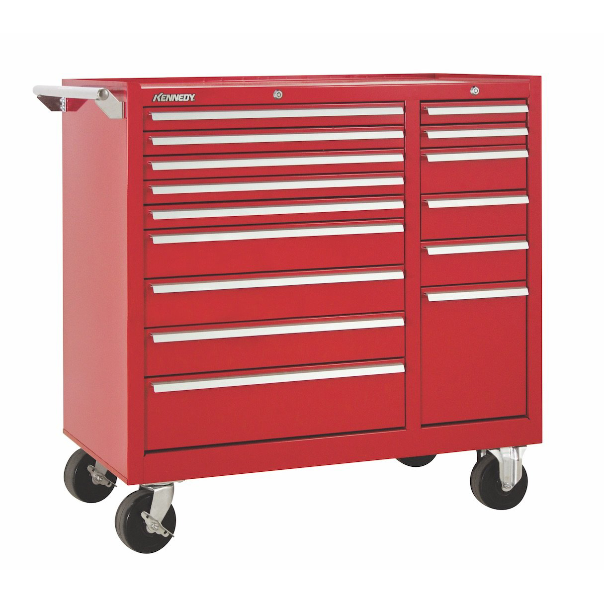 ROLLER CABINET 39in 315XR 15-DRAWER INDUSTRIAL RED