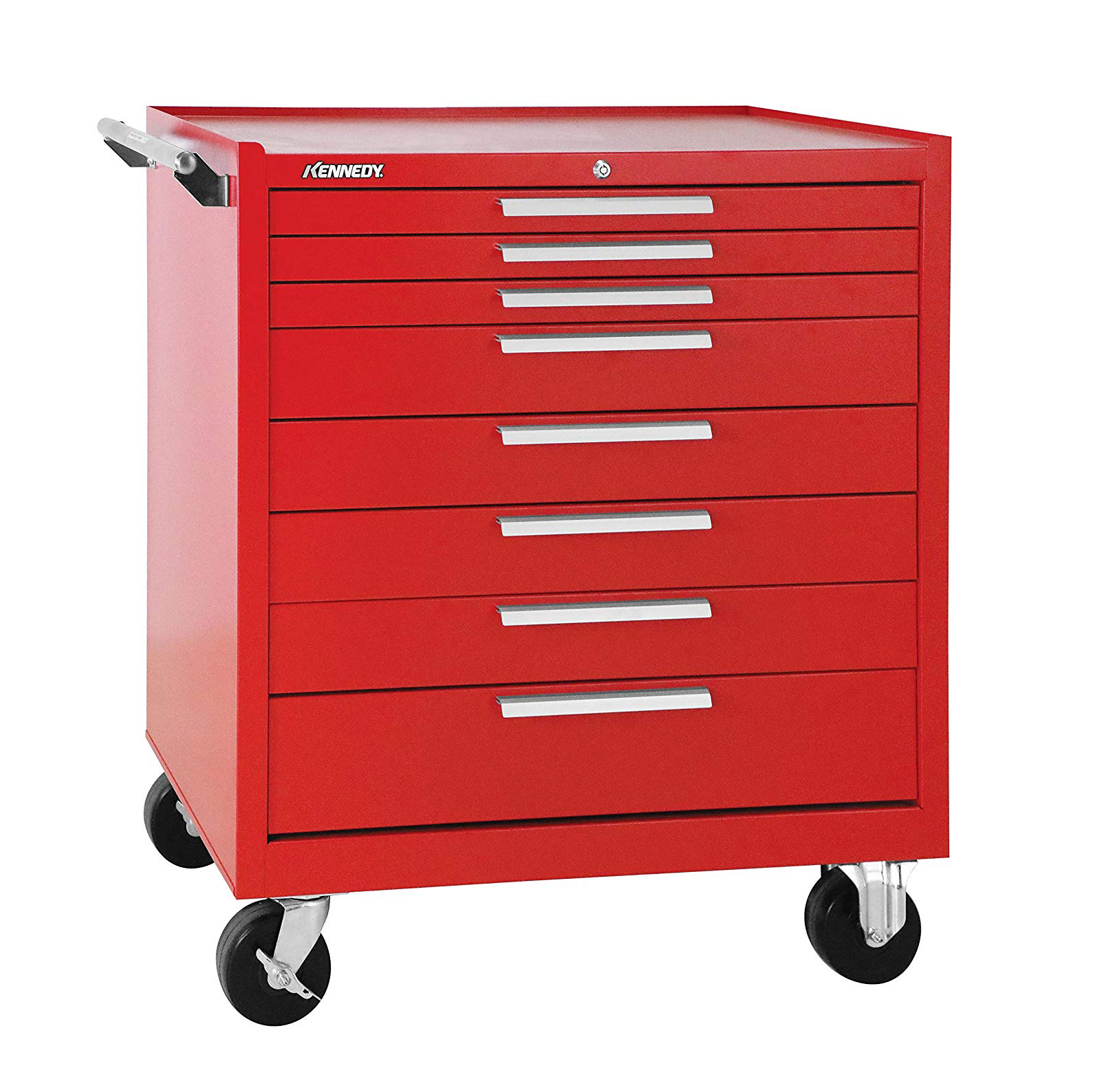 ROLLER CABINET 34in 348XR 8-DRAWER INDUSTRIAL RED