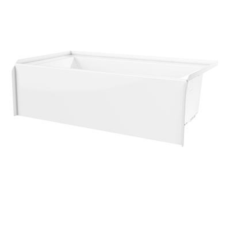 60x32" Alcove Bathtub in White w/Right-Hand Drain