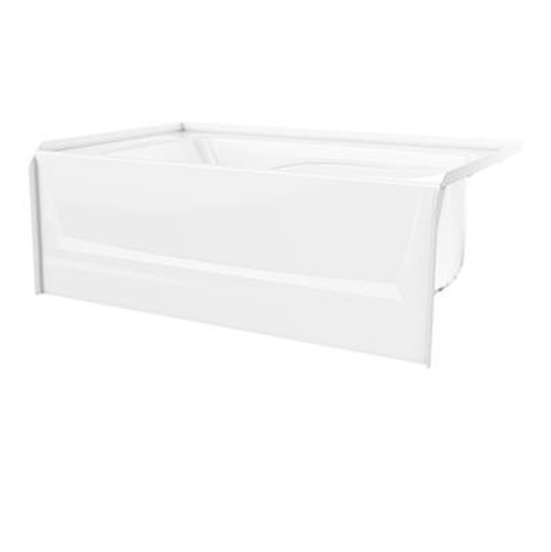 60x36" AFR Alcove Bathtub in White w/Left-Hand Drain