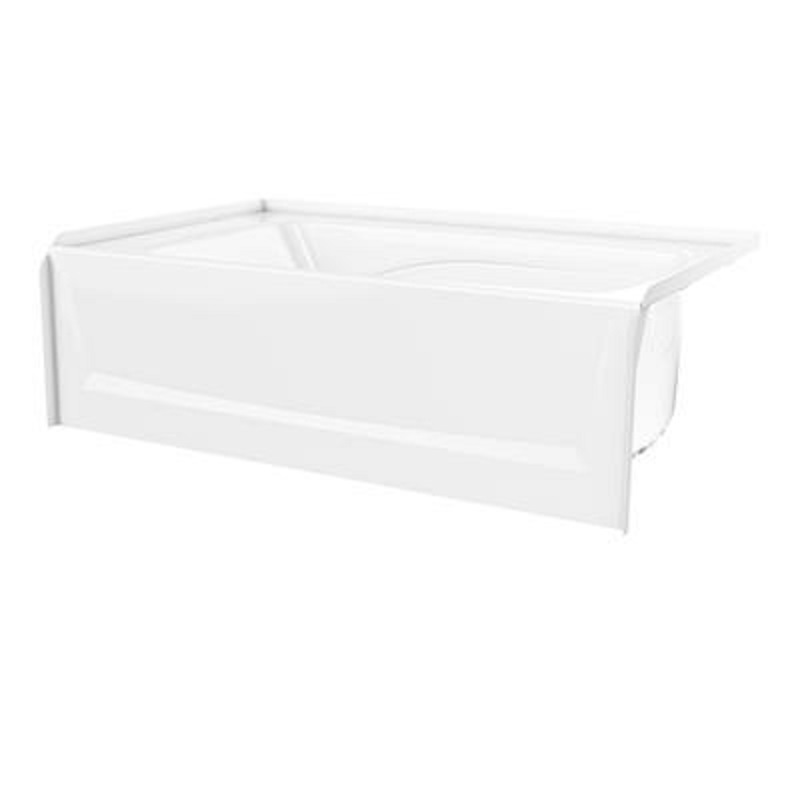 60x36" AFR Alcove Bathtub in White w/Right-Hand Drain