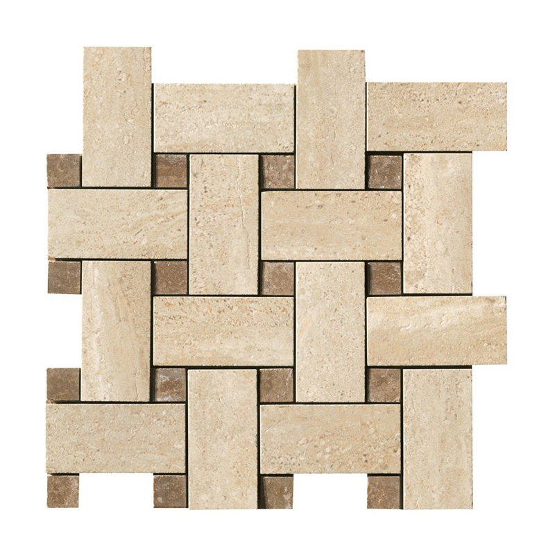 Mosaic Genesis 12x12 Cream Weave Tile (1 pc)