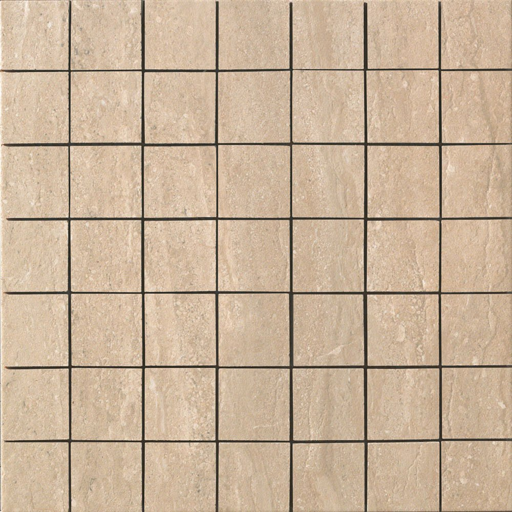 Travertini 16-3/4x16-3/4 Mosaic Noce Matte Tile (1 pc)