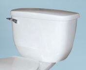 Madison Toilet Tank Only w/Left Side Flush Lever in White