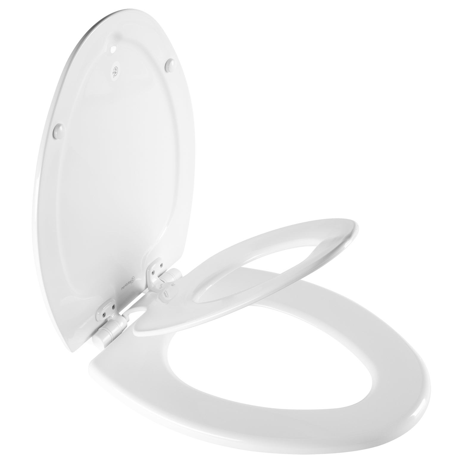 NextStep2 Child/Adult Elongated Toilet Seat in White