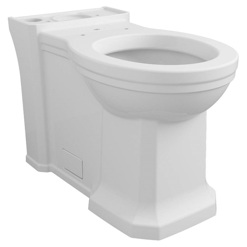 Fitzgerald Round Toilet Bowl Only Canvas White **SEAT NOT INCLUDED**