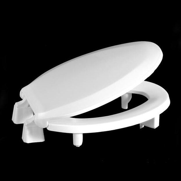 SEAT 3L800STS-001 WHT ELON CLOSED FRONT W/COVER PLASTIC