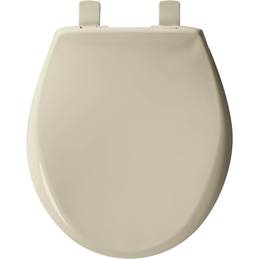 Sta-Tite Bone Round Closed Front Toilet Seat w/Cover