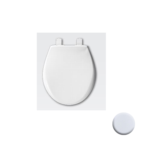 Affinity Cotton White Round Toilet Slow Close Seat w/Cover