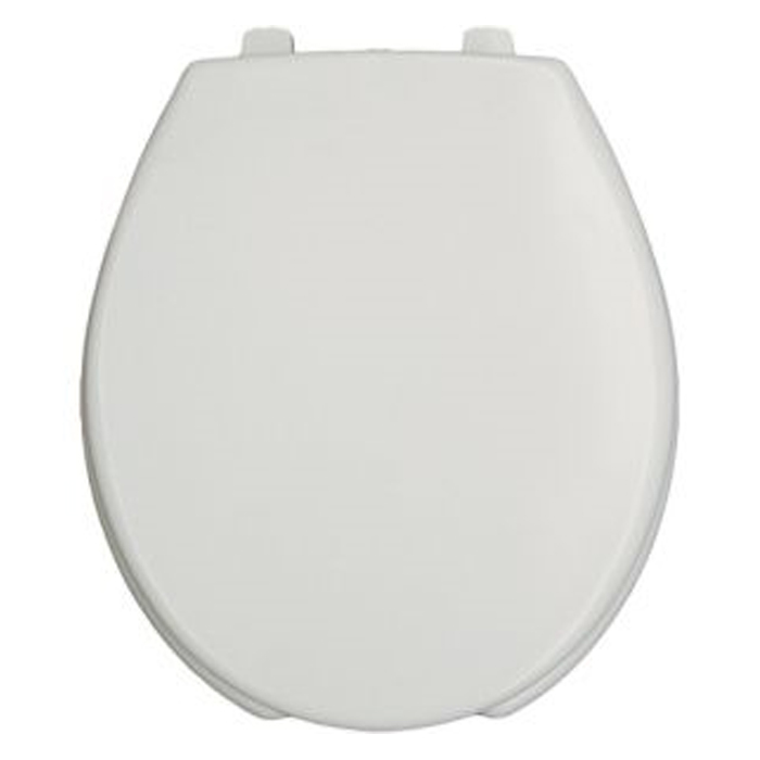 Toilet Seat Round Heavy-Duty Commercial w/Cover White