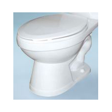 Madison Round Front Comfort Height Toilet Bowl Only in White **SEAT NOT INCLUDED**