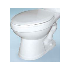 Madison Elongated Front Comfort Height Toilet Bowl Only in White **SEAT NOT INCLUDED**