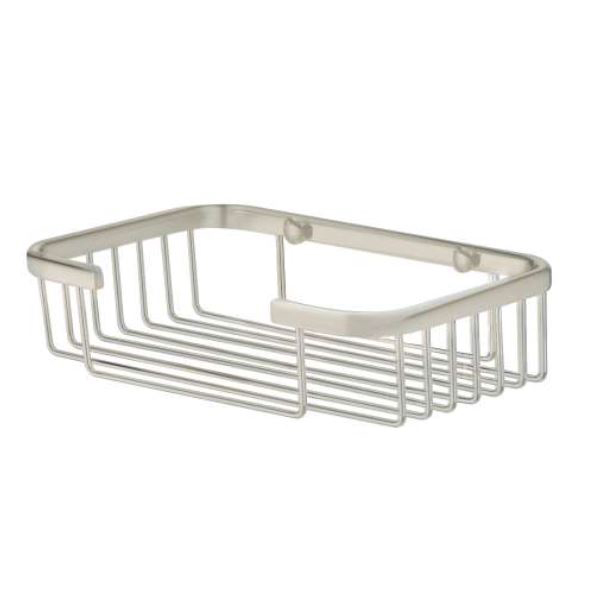 Rectangle 8-17/64" Shower Basket in Brushed Stainless