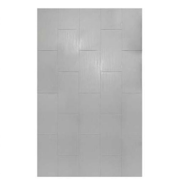Prodigy 48x96" Vertical Tile Shower Wall Panel in Dark Grey