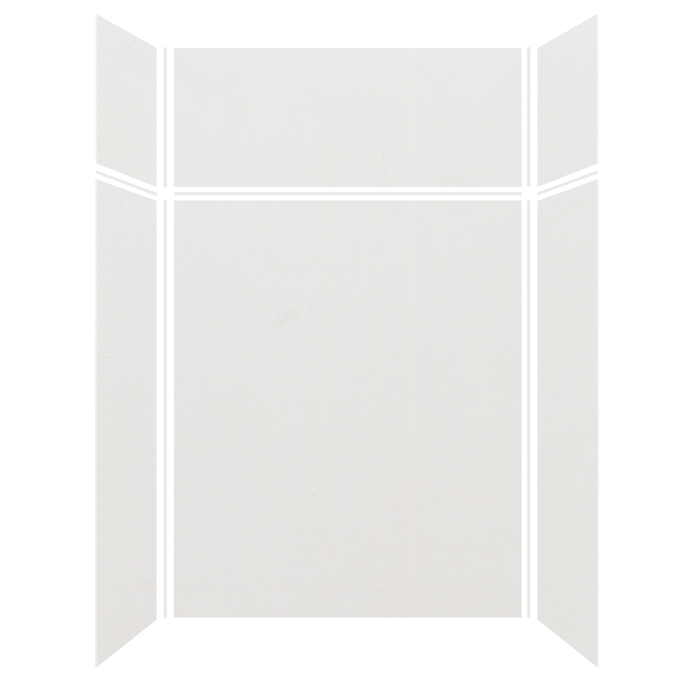 Expressions 48x36x96" Transition Wall Kit in Grey