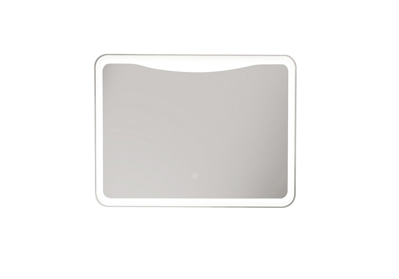 LED-Backlit Contemporary Mirror 35.43x27.56" w/Touch Sensor