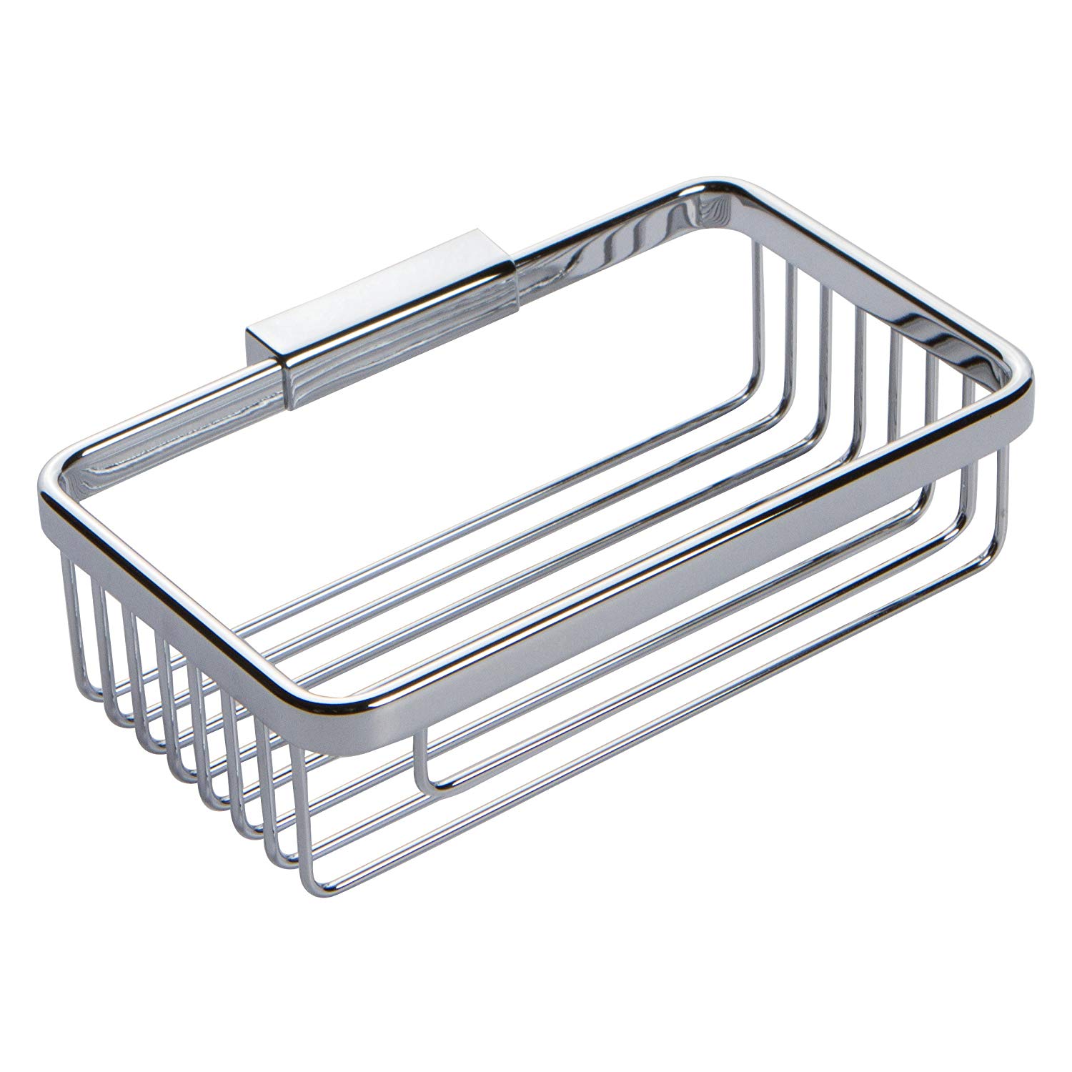 Hotelier 8" Deep Toiletry Shower Basket in Polished Chrome