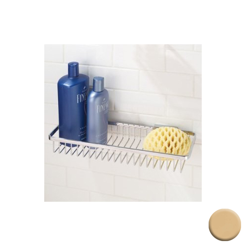 Hotelier 15" Basket Bathroom Shelf in PVD