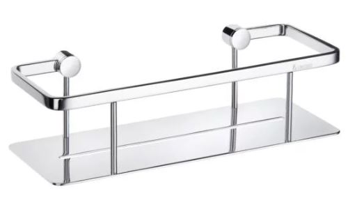Pool 10" Wall Mount Shower Soap Basket in Polished Chrome