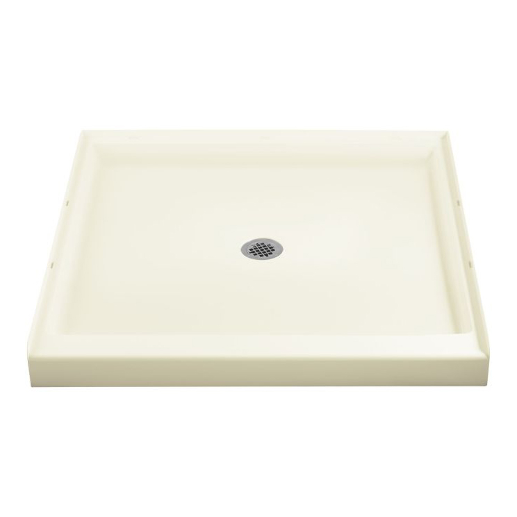 Ensemble 42x42x4-1/2" Vikrell Shower Base in Biscuit