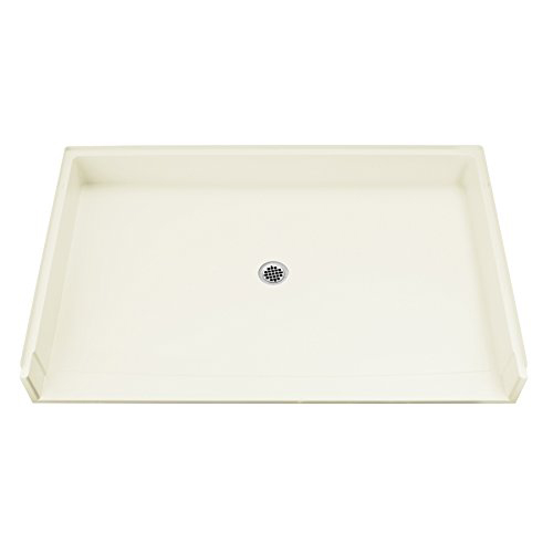 OC-S-63 63-1/4x39-3/8x8" Roll-In Shower Base in Biscuit