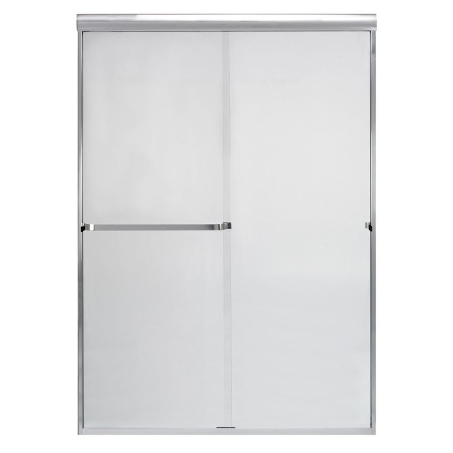STYLEMATE 60" By-Pass Frameless Shower Door in Silver/Clear