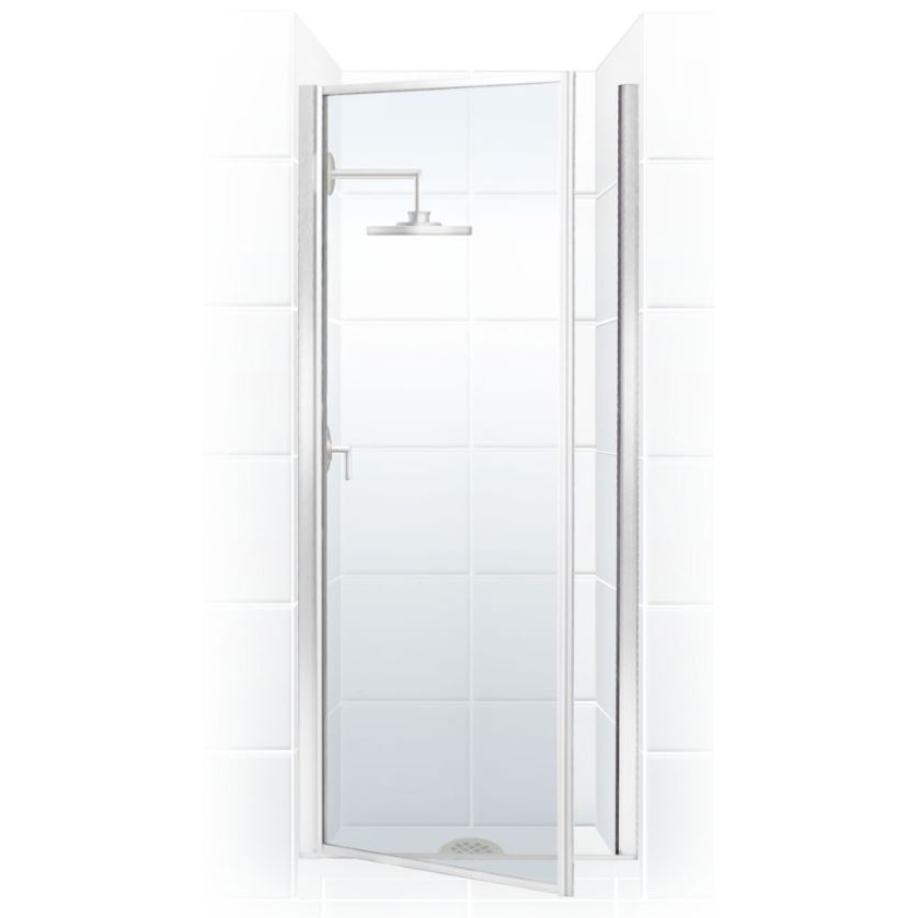 STYLEMATE 29-1/2~31-1/4x65" Shower Door in Silver & Clear