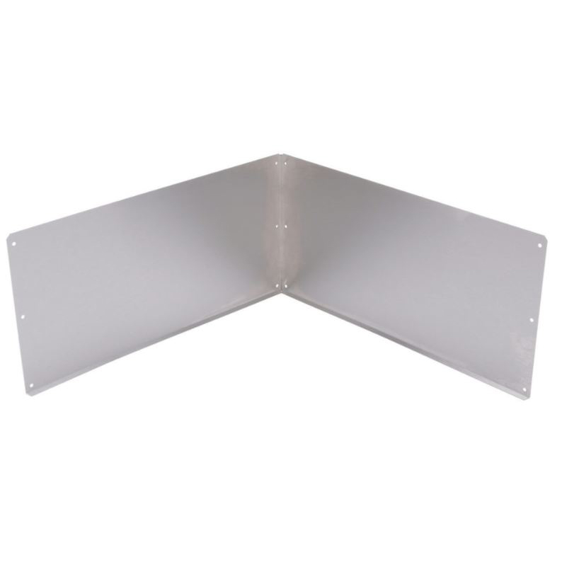 DURAGUARD 24x24" Corner Wall Guards Stainless Steel