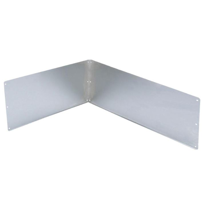 DURAGUARD 24x36" Corner Wall Guards Stainless Steel