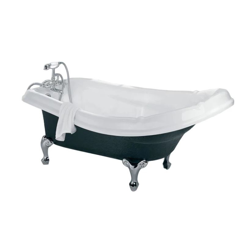 Reminiscence 72-1/8x37-1/2x27-1/4" Soaking Bathtub in White