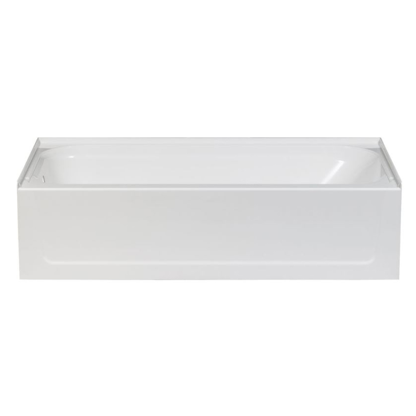 Topaz 60x30x15-3/4" Soaking Bathtub in White w/Left Drain