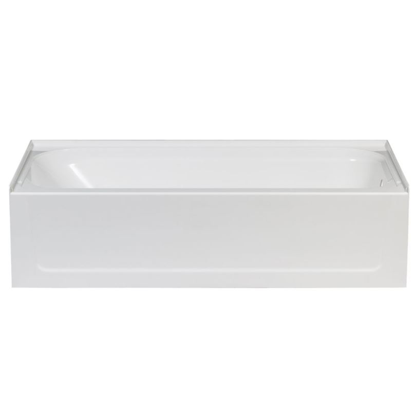 Topaz 60x30x15-3/4" Soaking Bathtub in White w/Right Drain