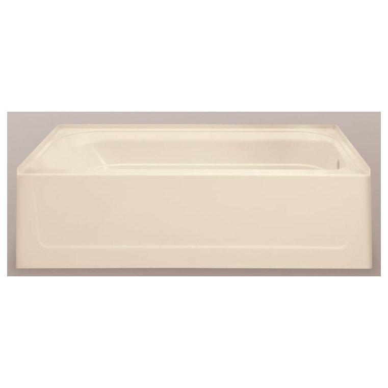 Topaz 60x30x15-3/4" Soaking Bathtub in Biscuit w/Right Drain