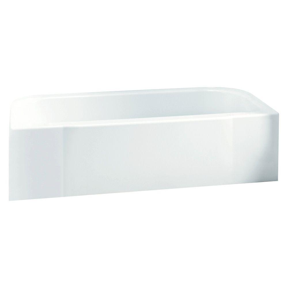 Accord 60x30x17-1/4" Vikrell AFD Bathtub w/RH Drain in White