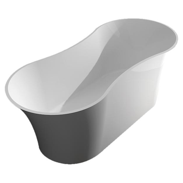 Melody 64x28-3/4x26" Freestanding Tub w/Drain in White