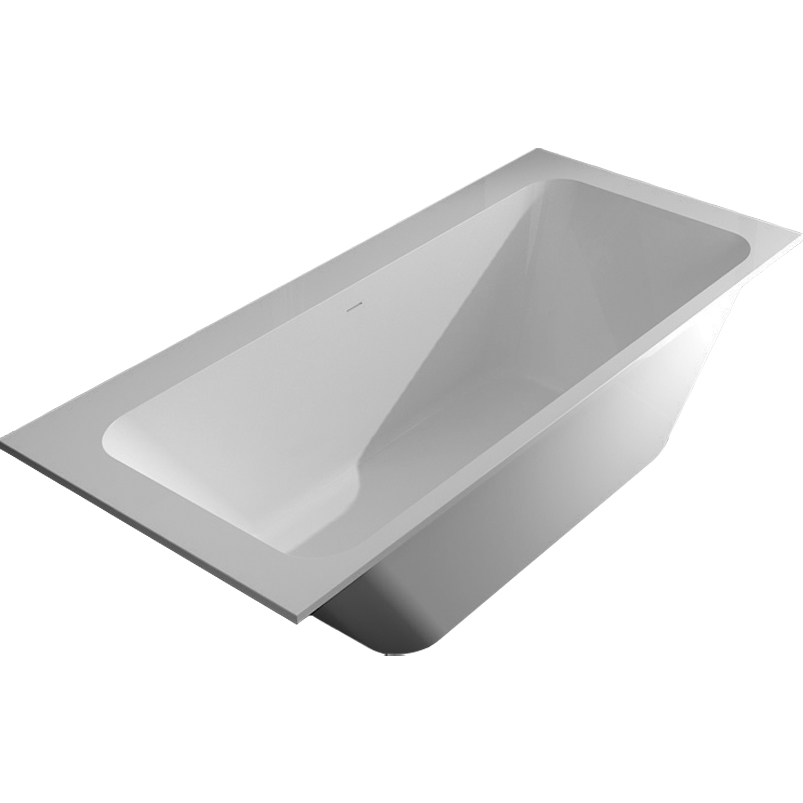 Zen 66-59/64x31-1/2x22-11/25" Freestanding Tub w/Drain in White