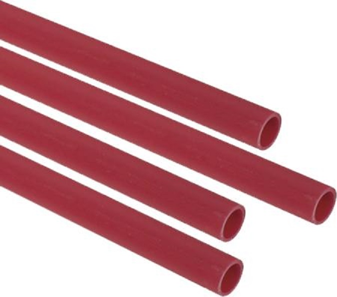 PEX Ultra Tubing 1/2"X20' CTS Red Straight Lengths PEX