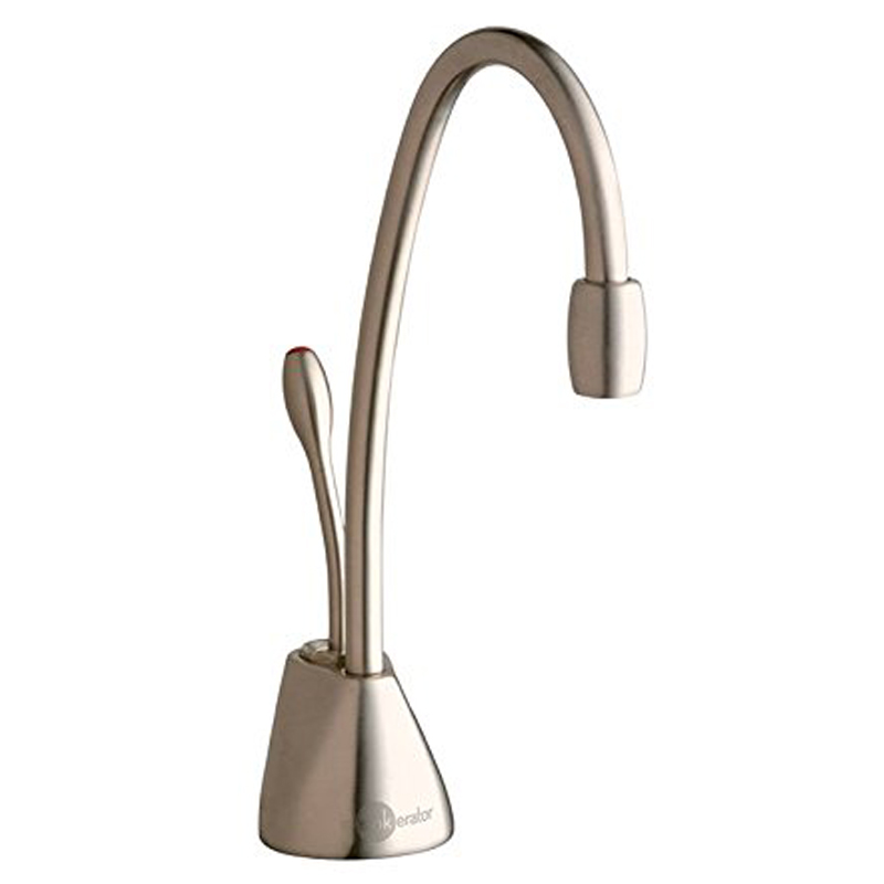 Indulge Contemporary Hot Water Faucet in Satin Nickel
