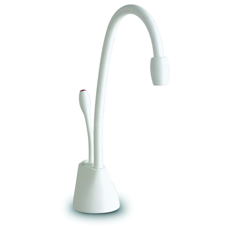 Indulge Contemporary Hot Water Faucet in White