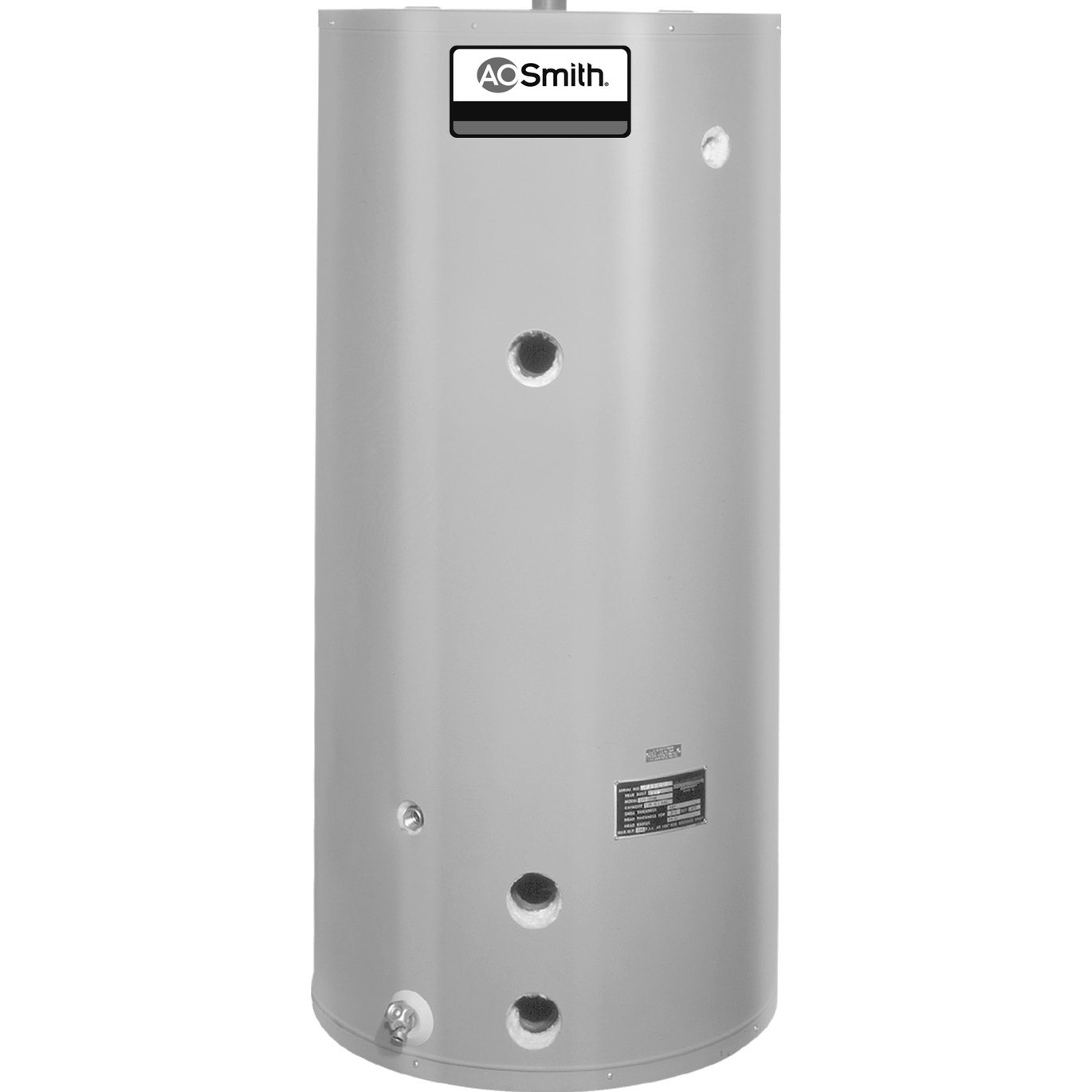 TJV-120A STORAGE TANK VERTICAL INSULATED JACKETED ASME