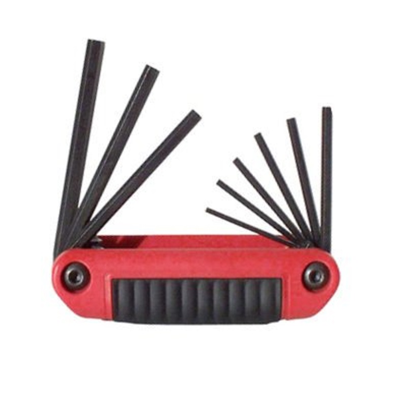 Hex Key 9 pc Set in Sizes 5/64" to 1/4"