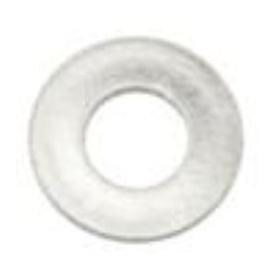 WASHER 1/4 FLAT 18-8 1-W-25 - BOX OF 100