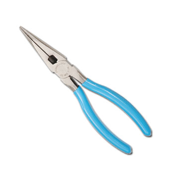 8" Side Cutting Long Nose Pliers w/Cutter