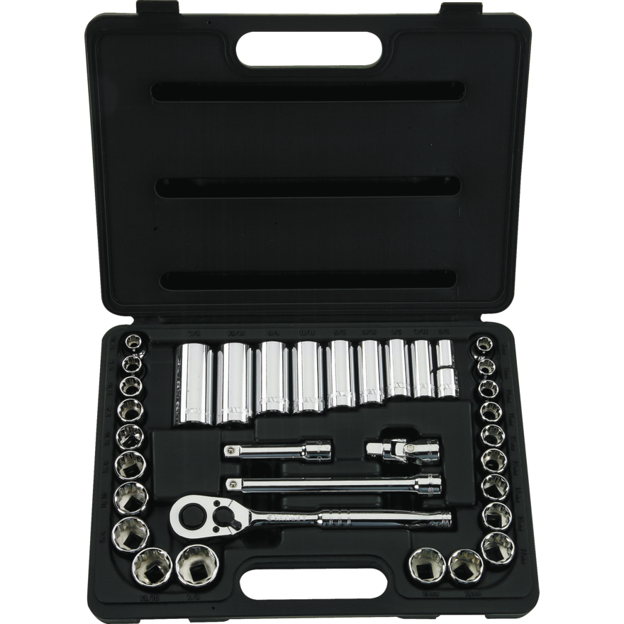 SOCKET SET 3/8DR (34 PC) 85-405