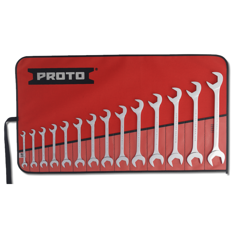 WRENCH SET 14PC ANGLE OPEN END J3100B