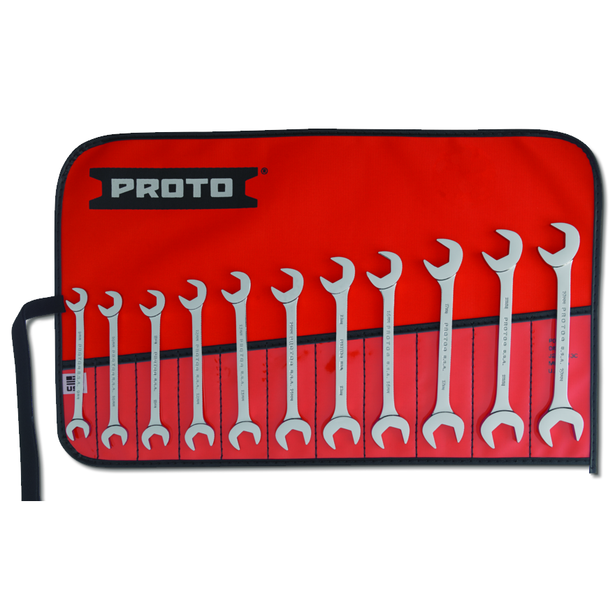 WRENCH SET 11PC ANGLE OPEN END J3100M