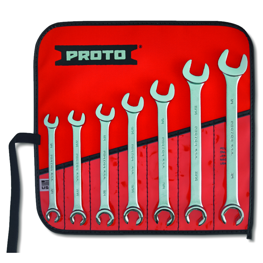 WRENCH SET 7PC FLARE NUT COMB J3700A